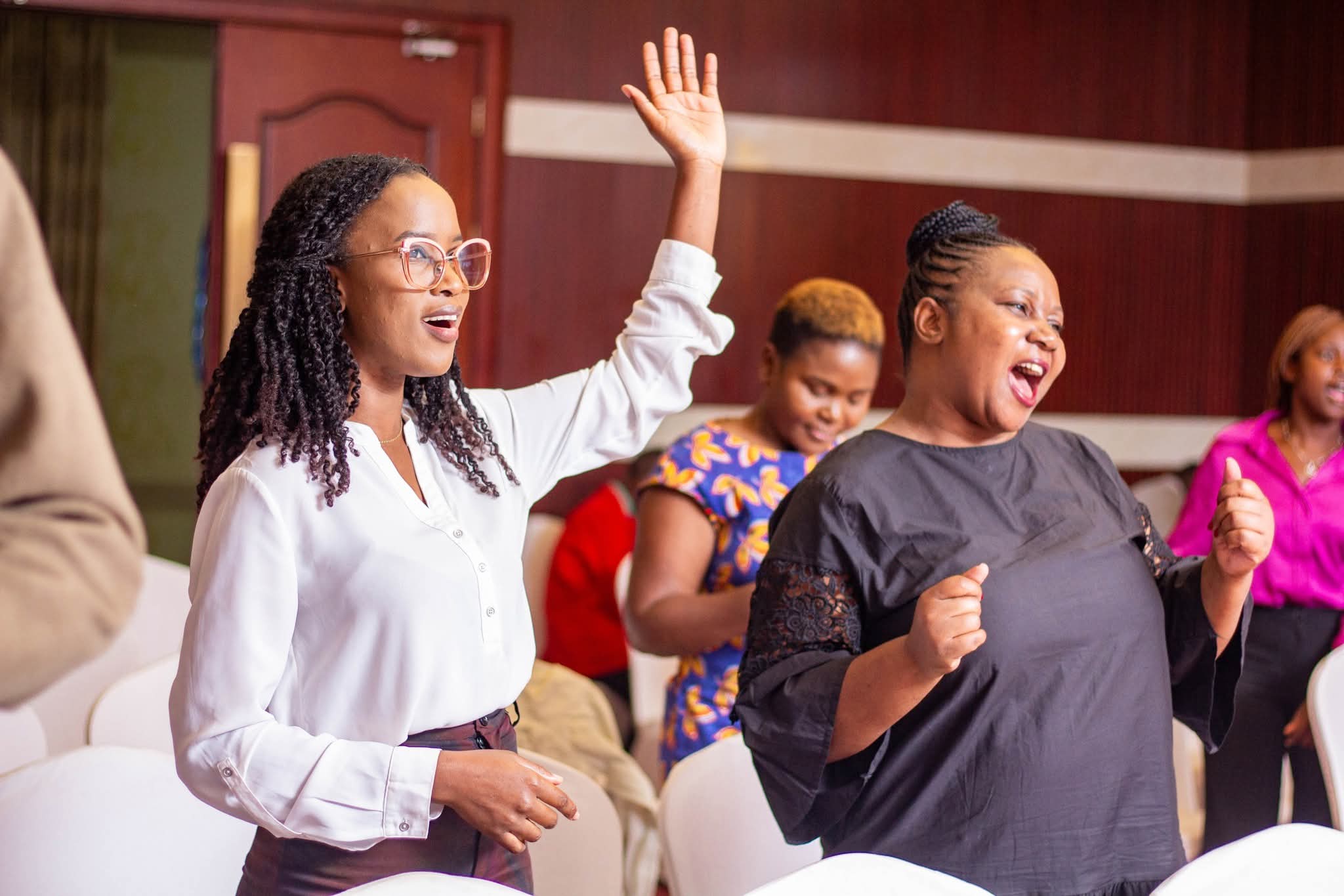 Leading worship